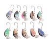 10PCS Built-in Rattle Hard Baits 3cm 1.5g Swimbait Lures Durable Crankbait Lures  Saltwater Fishing