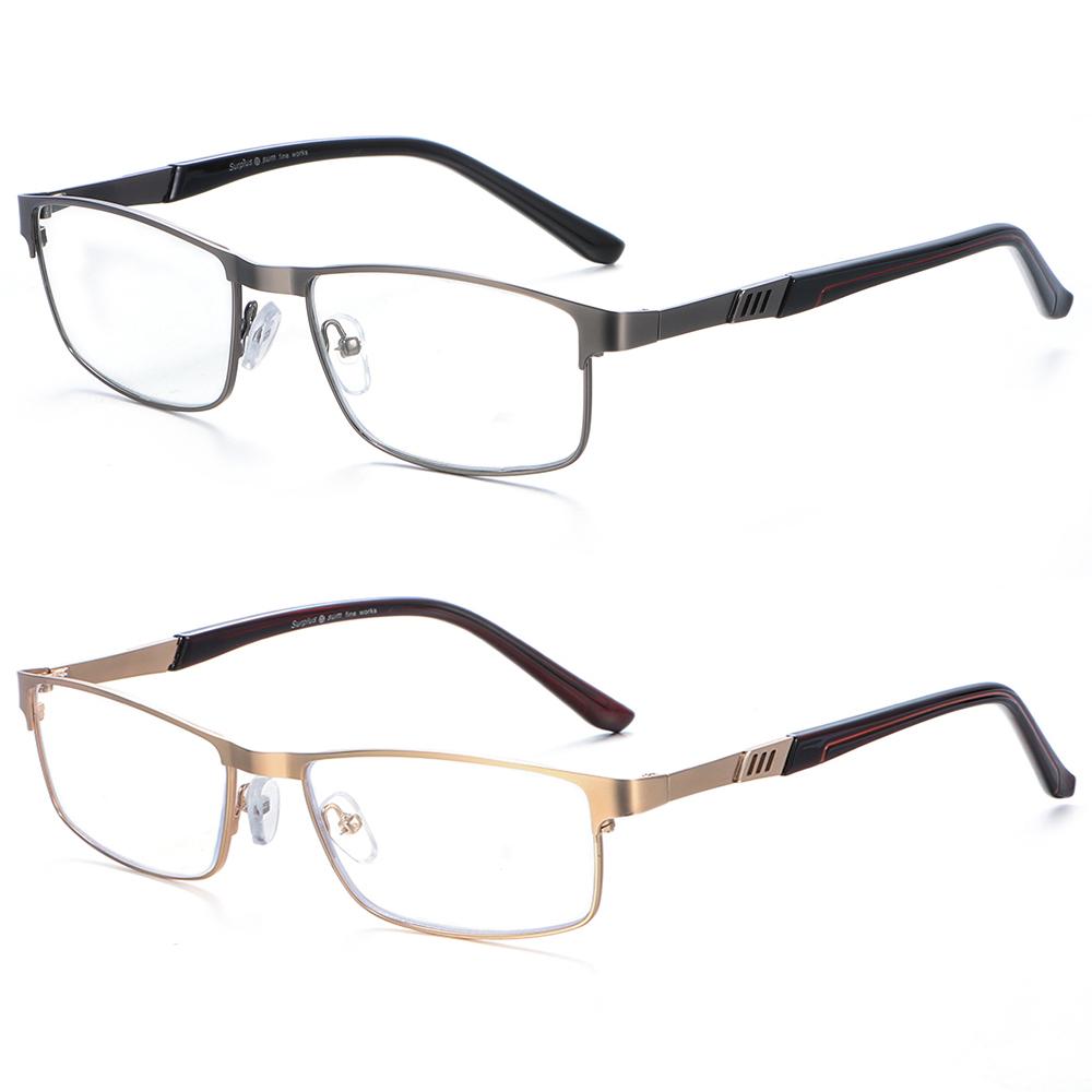 Anti Blue Light Computer Readers Men Business Reading Glasses Optical Men's Presbyopic Glasses