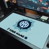 Cuscino Stampa FC Internazionale Milano Antiscivolo Tappetino Mouse Grande per Laptop Tablet Tappetino XXL Tappetino Gioco Mini PC Con Bordo Bloccato