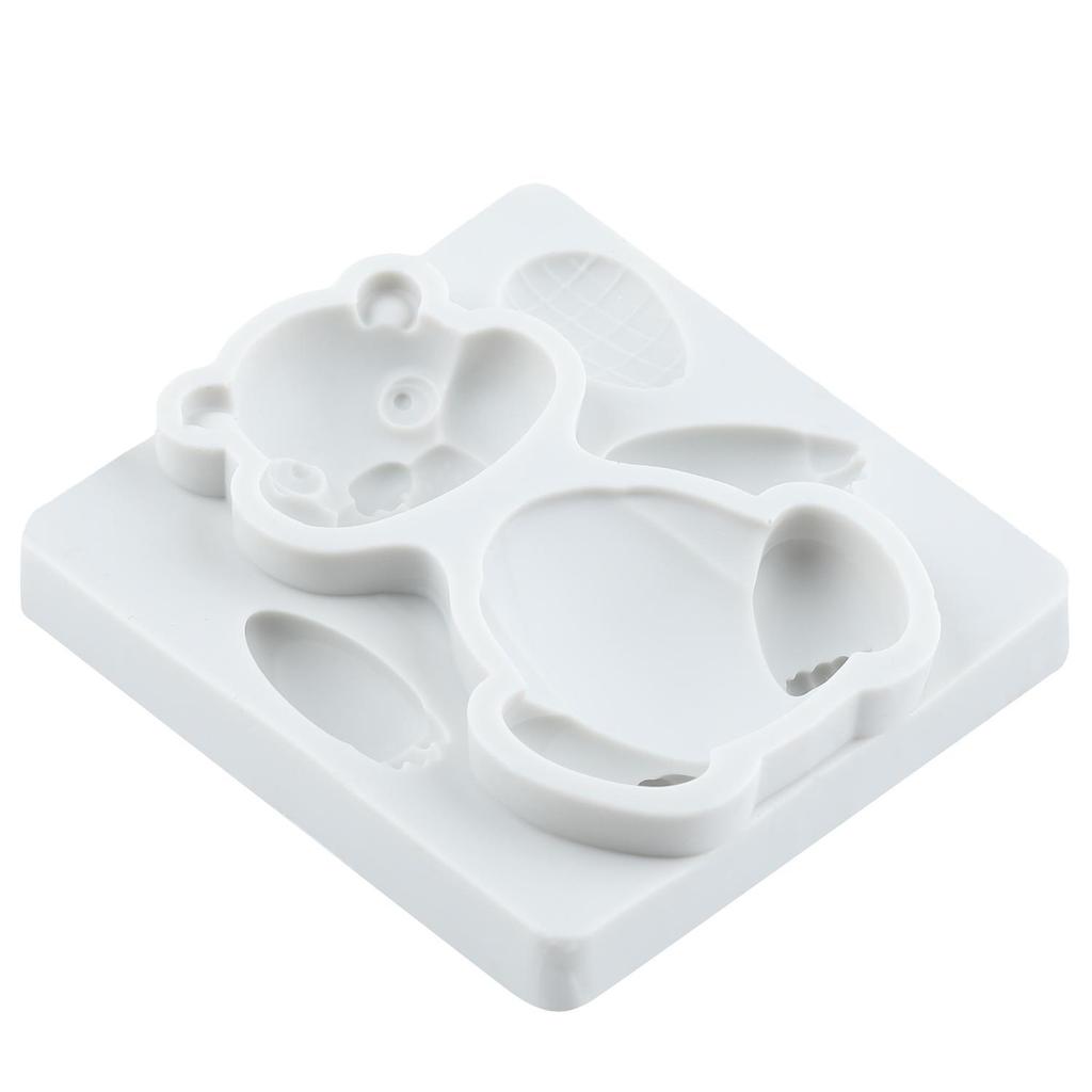 Beavers Silicone Molds Woodland Animal Fondant Mold Cake Decorating Tools Cupcake Topper Candy Chocolate Gumpaste Mold