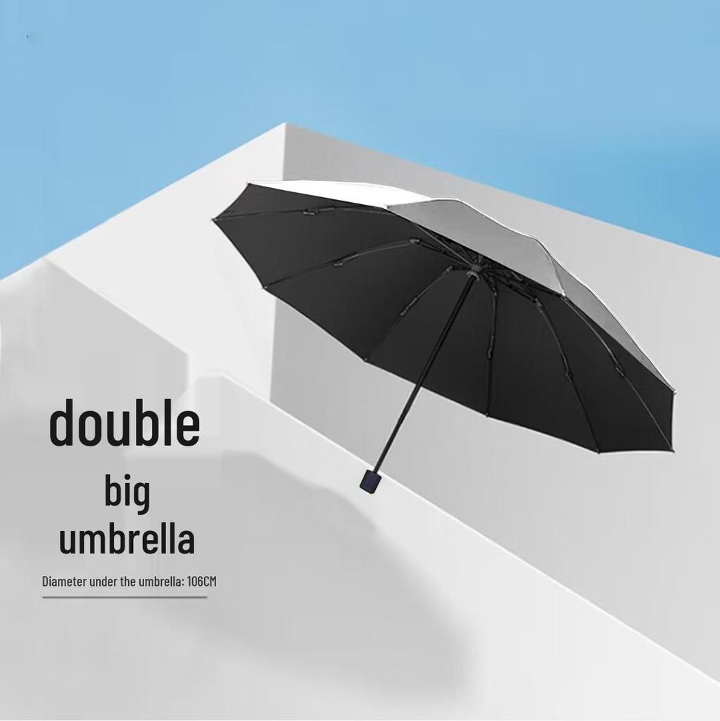 24-Rib Men's Large UV Sun Protection Umbrella with Custom Logo