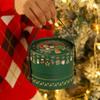 With Handle Christmas Eve Packaging Box Portable Xmas Candy Box  Christmas Eve