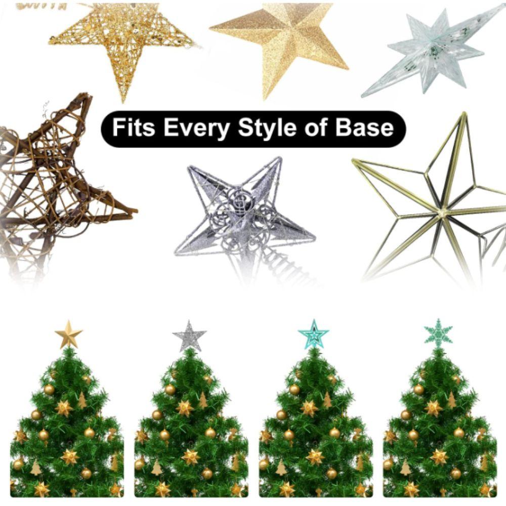 Lightweight Tree Top Stand Universal Design Decoration Holder Rotating Stand Christmas Decoration