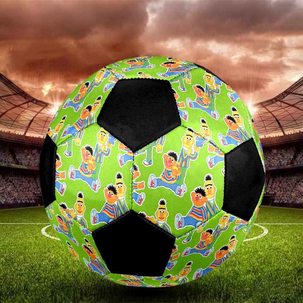 Sesame Street2 Soccer Ball Colorful All Ages Machine Stitched PVC Competition Ready Durable High-Bounce.SIZE5
