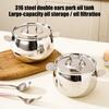 Bacon Grease Container with Strainer And Lid 1.3/1.8L Stainless Steel Container for Cooking Oil Storage Easy-Grip Handle Pot for Frying Oil Butter