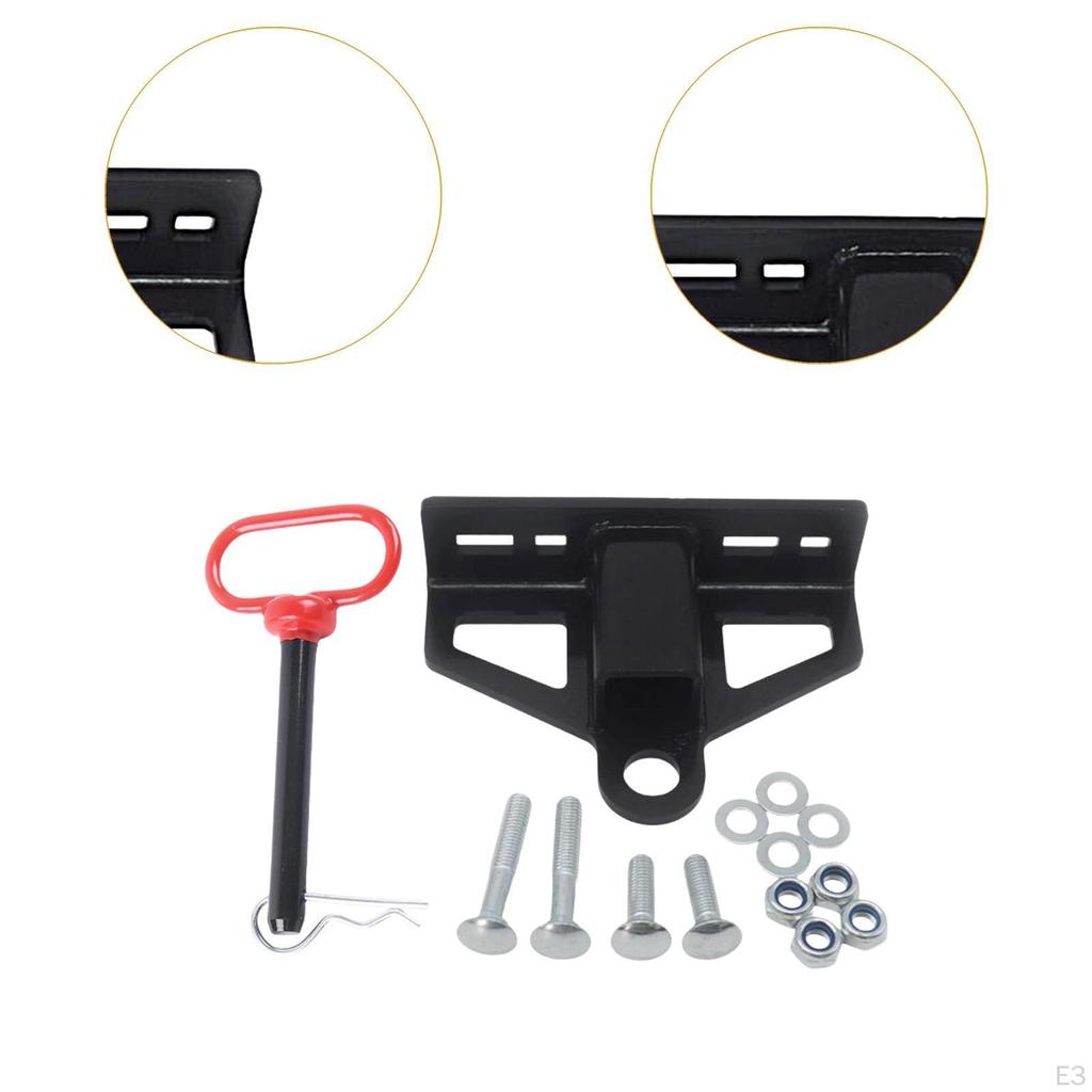 Towing Hitch Kit Carbon Steel Accessories with Installation Hardware Heavy Duty Professional Lawn