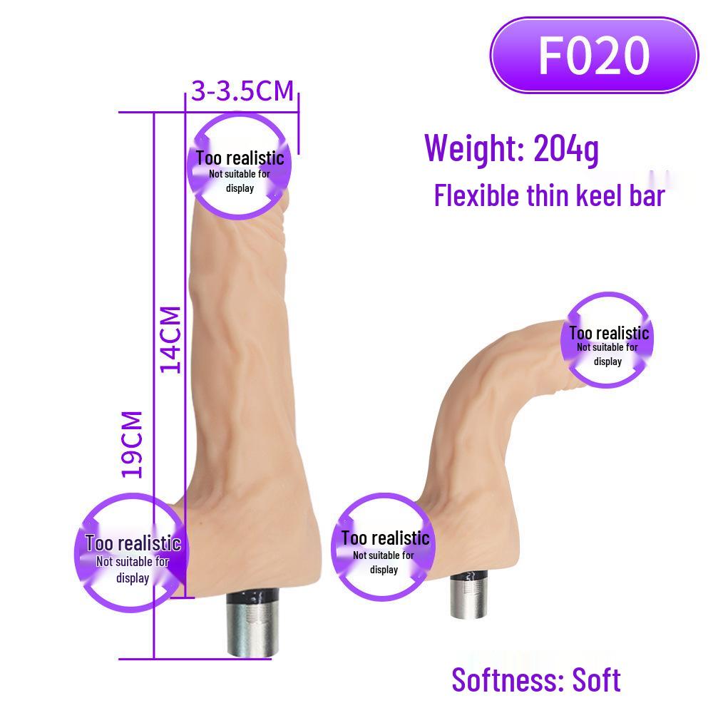 Three-hole Realistic Dragon Bone Adult Sex Toy Accessory