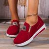 Damen Plateau-Sneakers, lässig, doppelseitiger Reißverschluss, Outdoor-Schuhe, bequeme niedrige weiße Schuhe