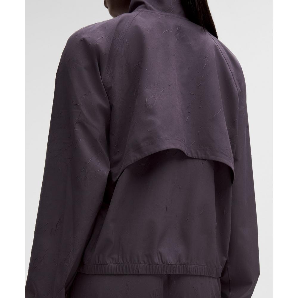 Lululemon Adapted State Vented Jacket Crinkle Atmospheric Purple