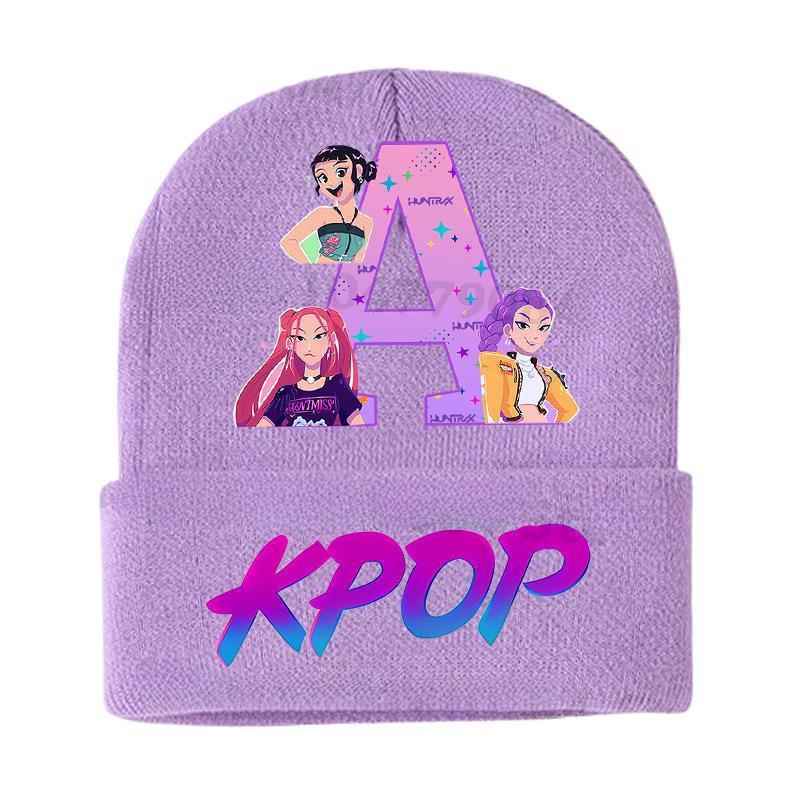 Dämonentöter KPOP Kinder Wollstrickmütze - Cartoon Anime Design