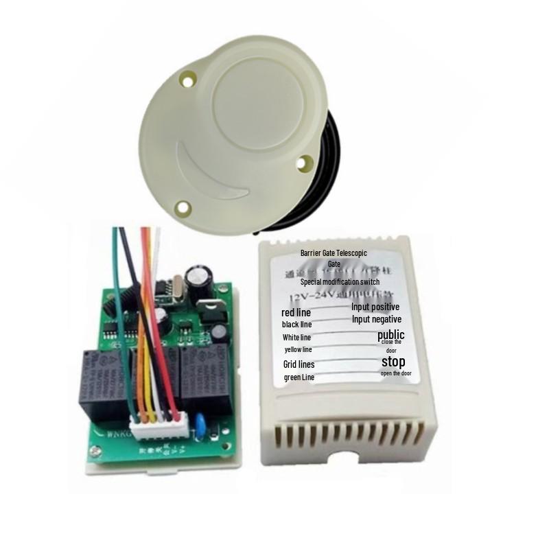 220V Smart Three-Way Remote Control Module with 12V-24V Wide Voltage and 433MHz