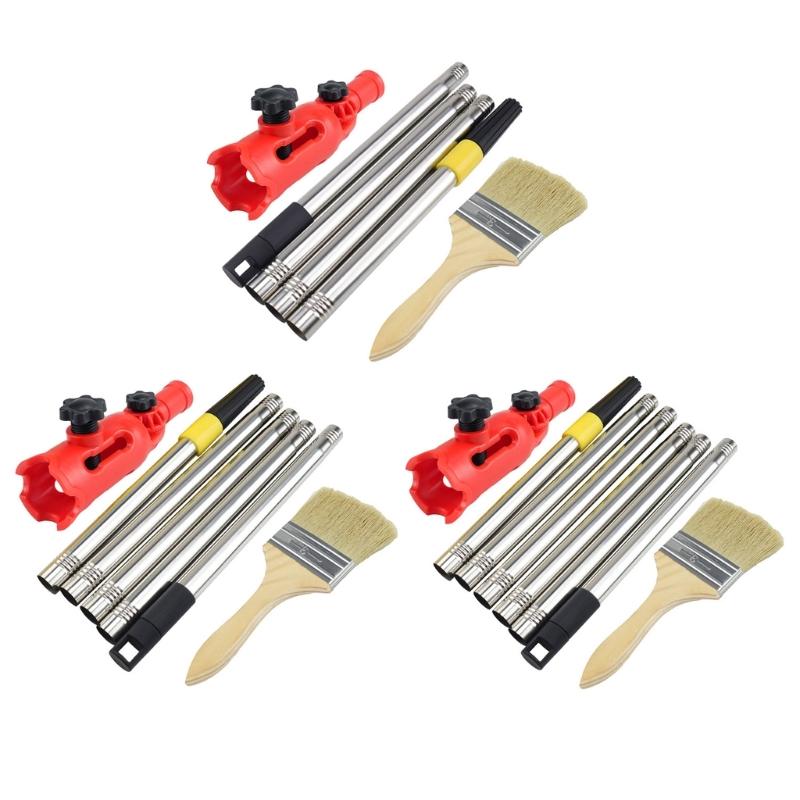 MultiAngle Paint Brush Extender Extension Poles Attachment Holder with Rotating Head Paint Edger Tool Esy to Use