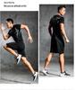 Men's Fleece-Lined Breathable Fitness Set: Warm Base Layer Tights & Long Sleeve Shirt for Running/Basketball
