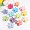 Mini Lily Flower Hair Clip 4cm Plastic Alloy For Women Girls Daily Use