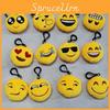 Cartoon Emoji Stuffed Keychain With Short Plush Material For Phone Accessory And Cute Gift Idea