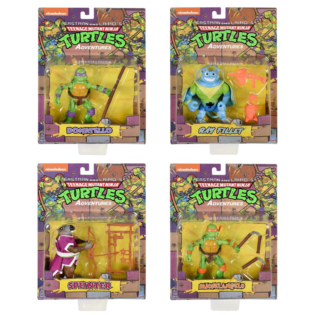 PlayMates Teenage Mutant Ninja Turtles: Classic Adventure Heroes Collection Series 2 Toy - Amazon Exclusive