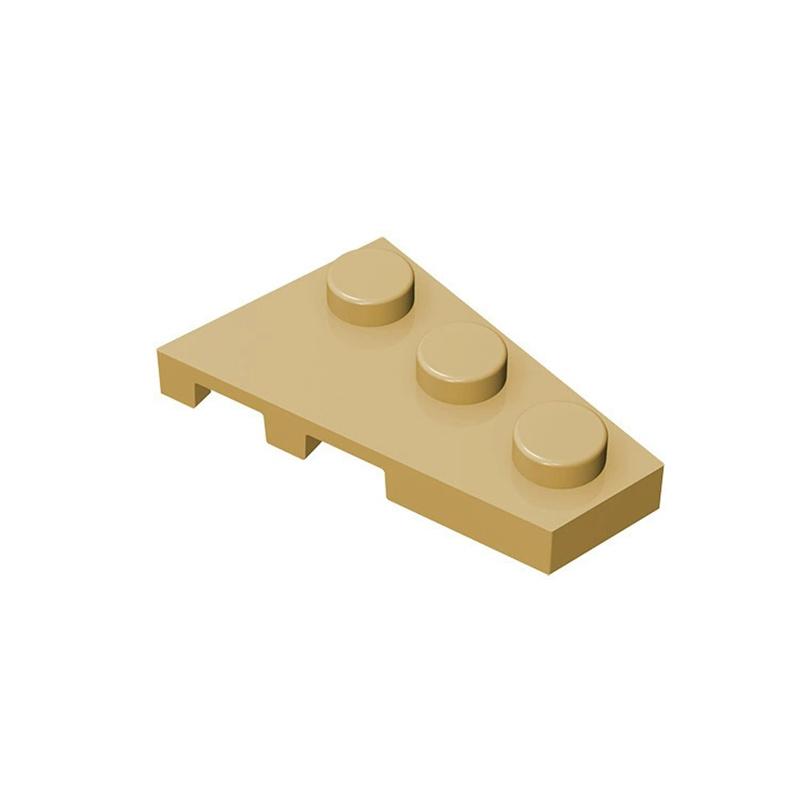 50pcs Puzzle Particle 43722 Wedge 3x2 Right Building Blocks Plate Board Brick Educational Toys Birthday Gifts Dropshipping