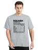 Novelty Awesome Squash Nutrition Facts Player T Shirts Graphic Cotton Streetwear Short Sleeve Birthday Gifts Summer T-shirt