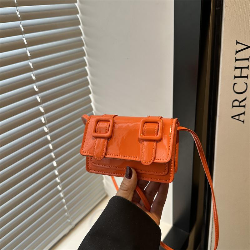 Mini Exquisite Solid Color Premium Texture Small Square Bag Summer New Popular Shoulder Messenger Bag Women's Bag