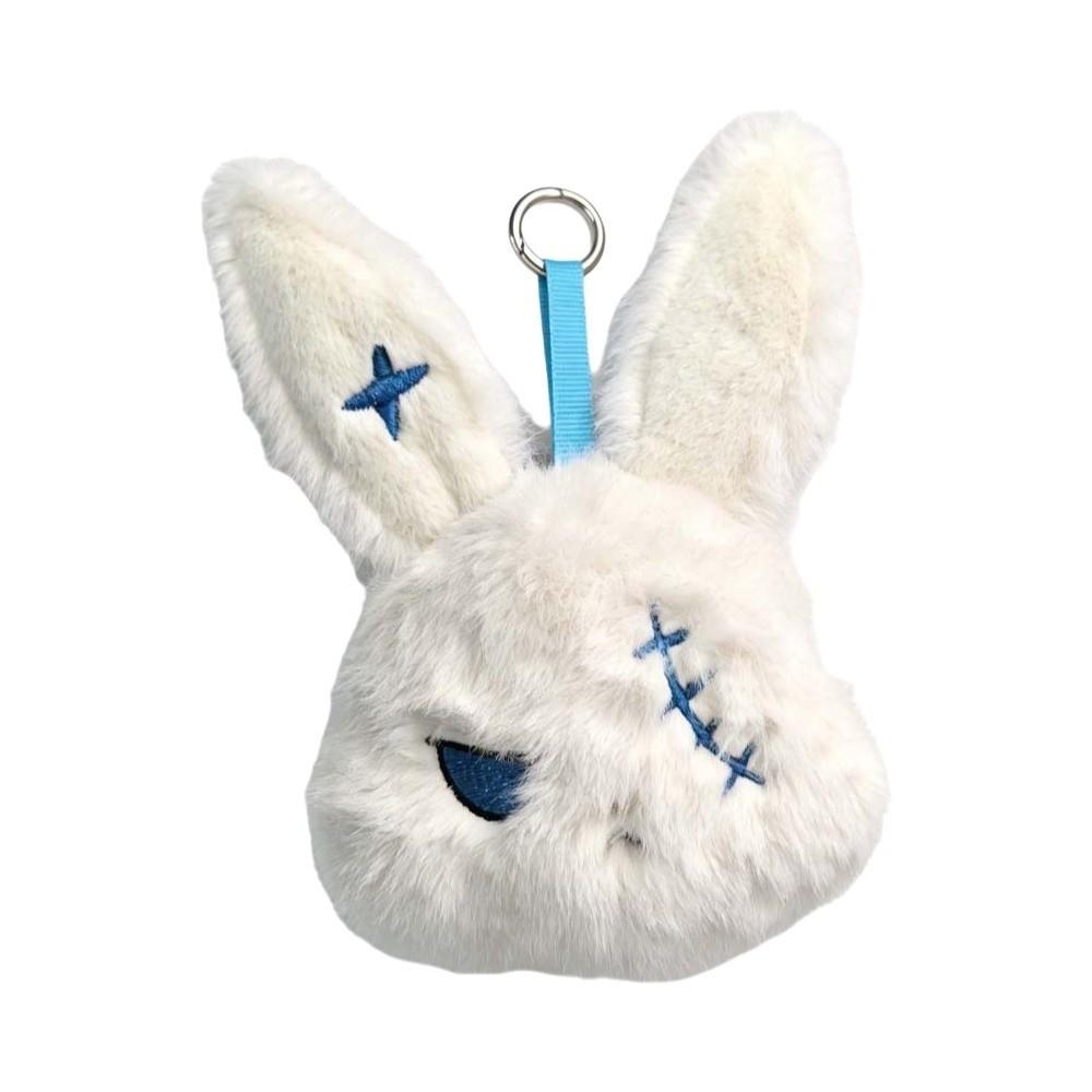Fluffy Halloween Plushie Soft Stitched Bunny Spooky Toy Gothic Rabbit Cosplayers Style 1