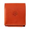 [HUKURO] Bi-fold Wallet for Men, Palm-sized Wallet -Beh- Box-type Coin Purse, Large Capacity, Tochigi Leather, Genuine Leather, Square Shape, Made In