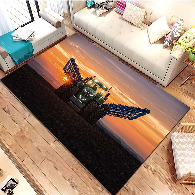 Velký traktor F-Fendt Tištěný koberec pro obývací pokoj ložnici pohovku rohožka domácí dekorace protiskluzová podložka koberec do předsíně koberce
