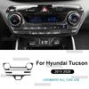 Carbon Fiber Center Air Conditioning Panel Sticker for Hyundai Tucson 2015-2020 Interior Accessories