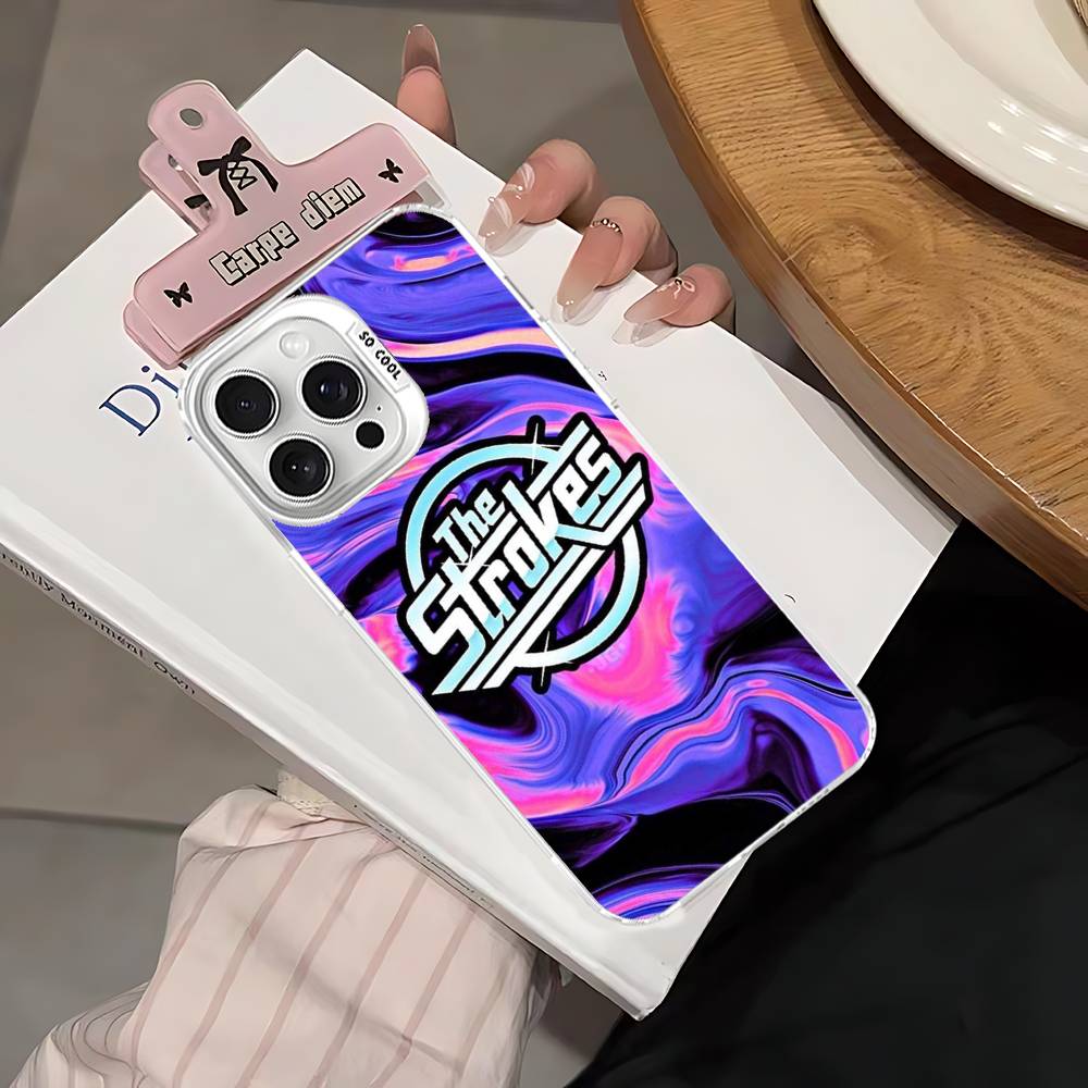 Classic Famous Rock Band The S-strokes Phone Case For IPhone 17 16 15 14 13 Pro Matte Shockproof Back Anti Fall Matte Cover