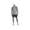 Under Armour Solid Color Tight Waist Double Pocket Sports Shorts Men shorts Blue 1373718-471