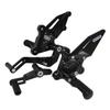 Yamaha XSR900 22-23 Adjustable Raised Rear Footpegs & Folding Pedal Assembly