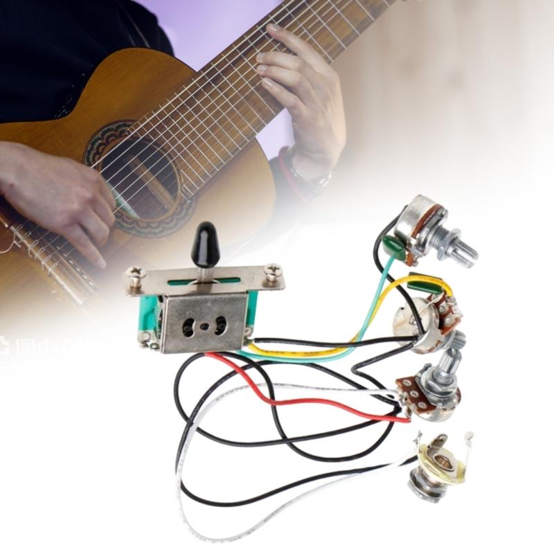 Premium Electric Guitar Wiring Harness Guitar Repair Component Pickup Harness Suitable for Clear Signal and Rich Tone