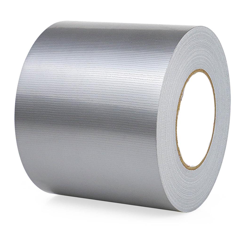 18M/59 Feet Silver Cloth Duct Tape Heavy Duct Waterproof Strong Adhesive Tape for Packing Sealing Moving Lable