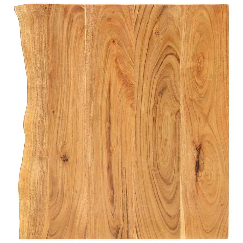 vidaXL Badezimmer-Waschtischplatte Massivholz Akazie 80x52x3,8 cm braun