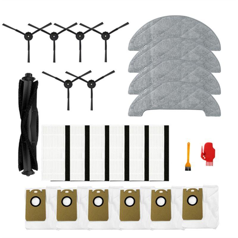 

ABJI-For Xiaomi Viomi S9 Main Side Brush Hepa Filter Dust Bag Mop Cloths Robot Vacuum Cleaner Accessories Spare Parts Kits