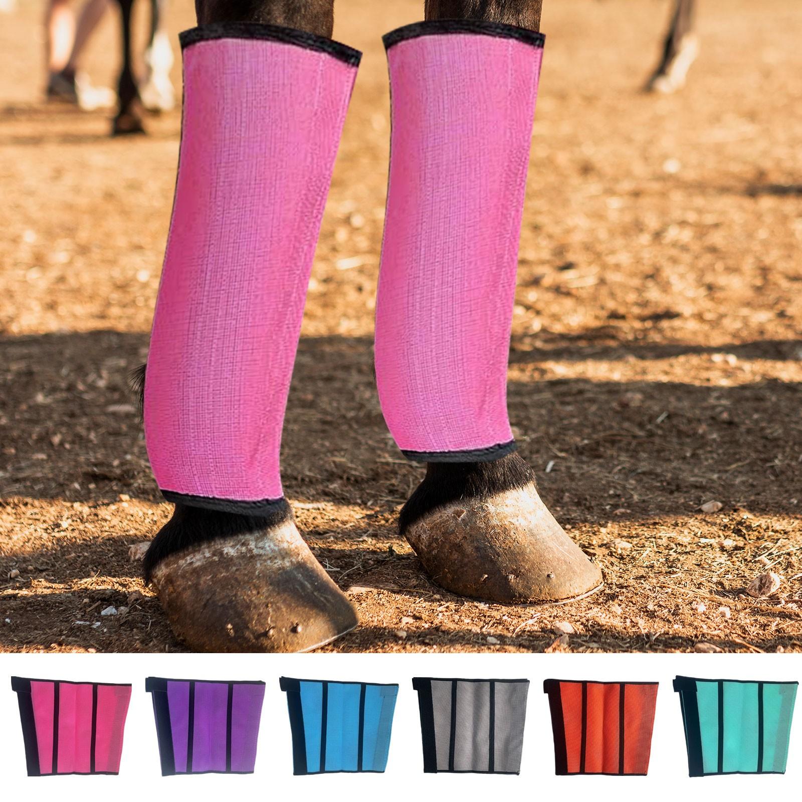 

Horse Fly Boots Set Of 4 Mosquito And Fly Resistant Riding Boots Breathable Mesh One Size зелений