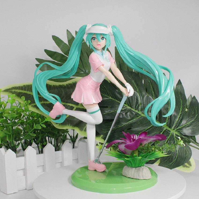 Hatsune Miku Anime Figure Hatsune Miku Desktop Decorations Cute Girl Hatsune Action Figure Model Statue Collection Toys Gift