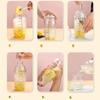 1PC Milk tea hand cranked shaker 500ml/700ml milk tea wine beverage shaker PC shaker with graduations Hand made lemon tea tool