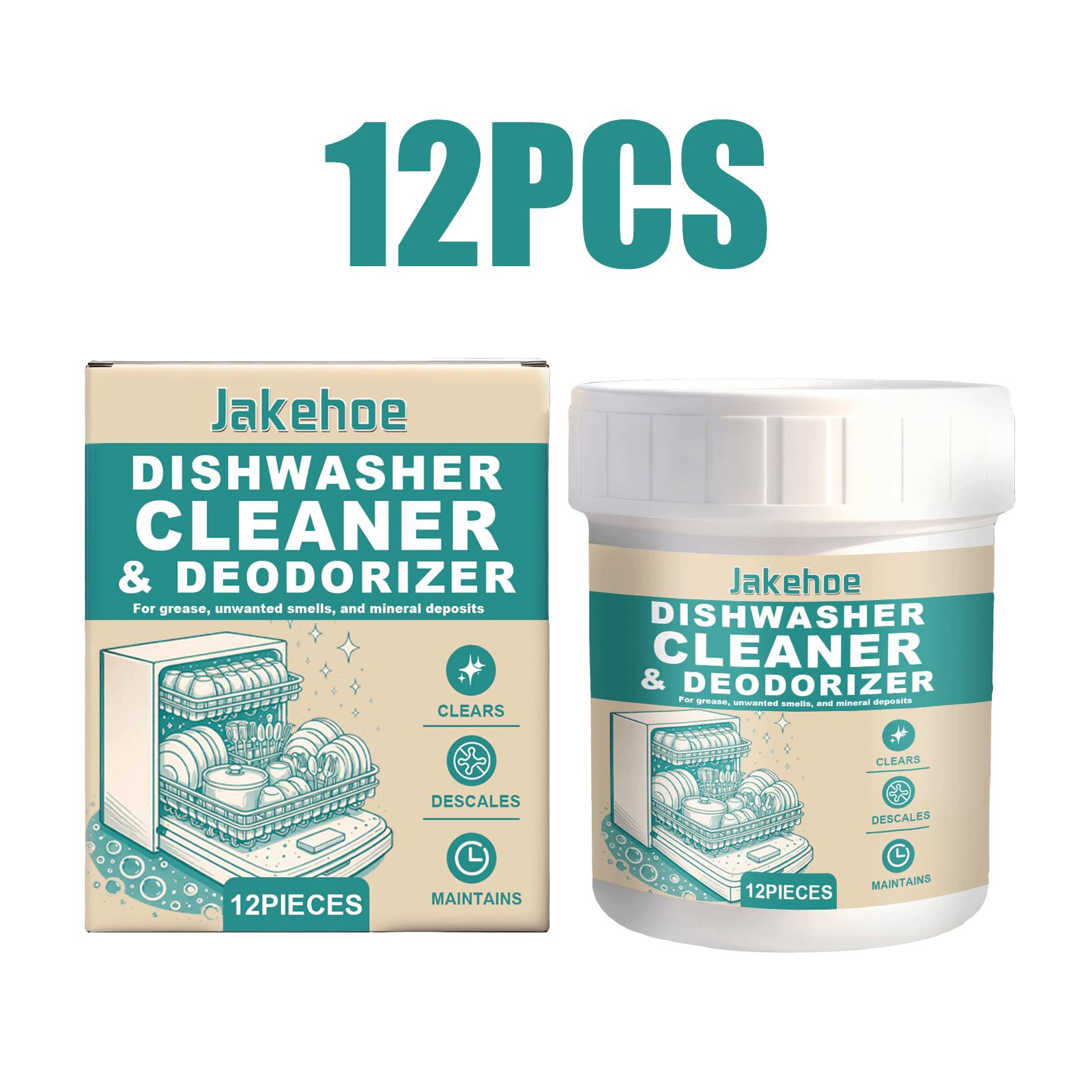

Dishwasher Cleaner Tablets Deep Cleaning Descaler Removes Limescale Grease Odor Eliminator for Kitchen Machine Washing Care 12pc 12PCS