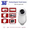 Magnetic Clip HD Wearable Action Camera for Pet and Cycling