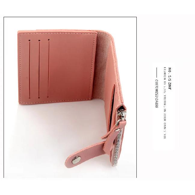 Women's Wallet Short Driver's License Wallet Korean Version Zero Wallet Women's Mini Buckle Bag
