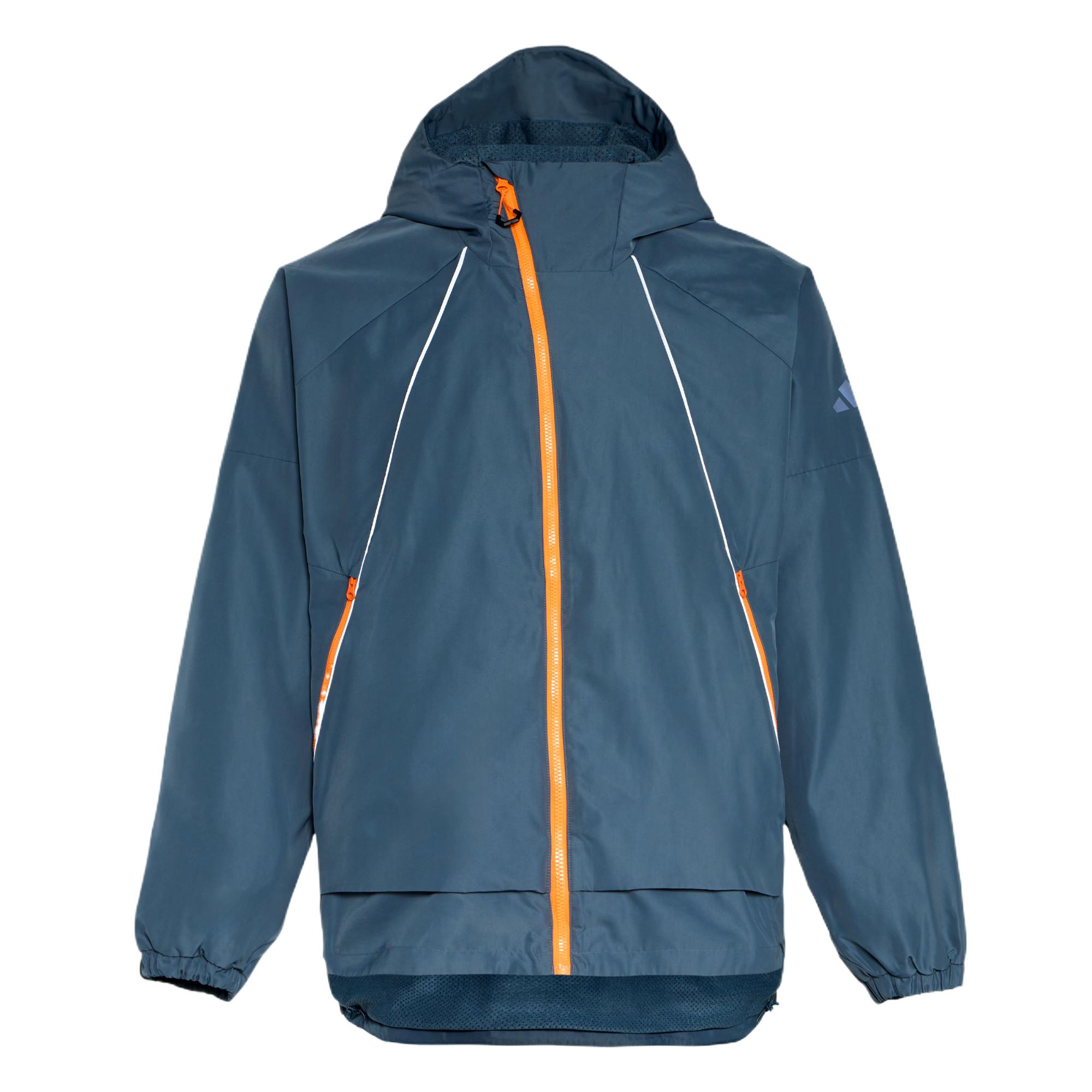Adidas XPLORIC Jackets Men s Ruins Blue Hooded Moderate Other KD4384 L