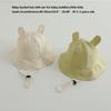 New Panama Summer Children Bucket Hat for Boys Girls Cotton Cute Ear Toddler Sun Cap Baby Beach Sun Hat Kids UV Protection Cap