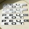 Metal Car Letter Sticker Side Decal for 3008 2008 407 301 206 306 205 307 308 207 208 508 408 4008 Rear Trunk Badge