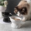 Kreative Haustier High Foot Bowl Keramik Haustier Trinknapf Hundefutter Fütterung Becken Kätzchen Welpen
