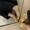 2025 Summer New Hand-woven Roman Shoes Square Head Shallow Mouth Soft Sole Word with Flat Bottom Mary Jane Single Shoes Women