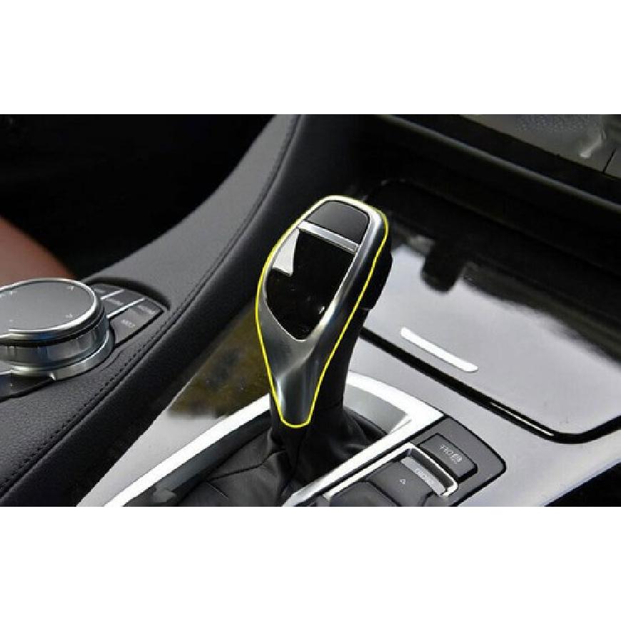 For BMW 3 4 Series GT Carbon Fiber Red Gear Shift Knob Trim Car Central Console