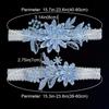 Floral  Lace Bride Wedding Garter Set Sexy Elastic Leg Ring Romantic Wedding Gift for Something
