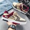 Men Casual Leather Sneaker High-quality Lace Up Designer Comfort Trend Board Shoe Men Breathable Tennis Run Shoes Zapatos Hombre