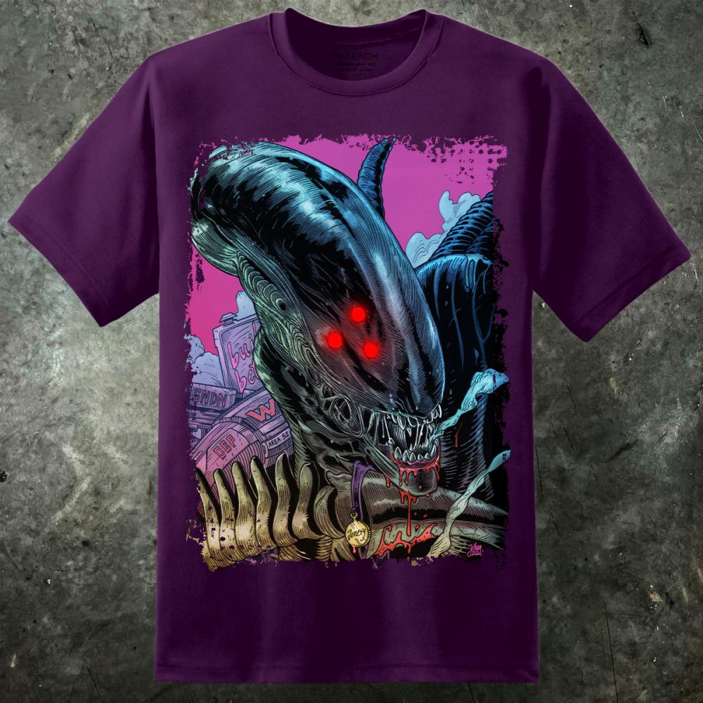 Aliens Xenomorph Cybernosferatu Artwork Unisexs T Shirt Nostromo Weyland Yutani