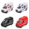 Classic Fire Truck Car Model Zinc Zinc Alloy Inertial Vehicle Toys Vehicles Carrier  Gift for Boy